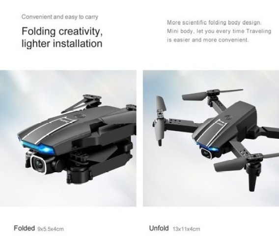 Drone Profissional Câmera 4k + 2 Baterias A1 - Imagem 14