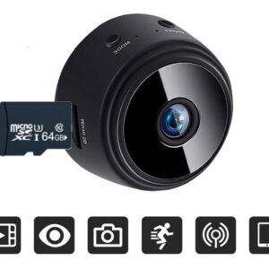 Spy Mini Camera Hd Detecta Micr Moviment+cartão De Memória