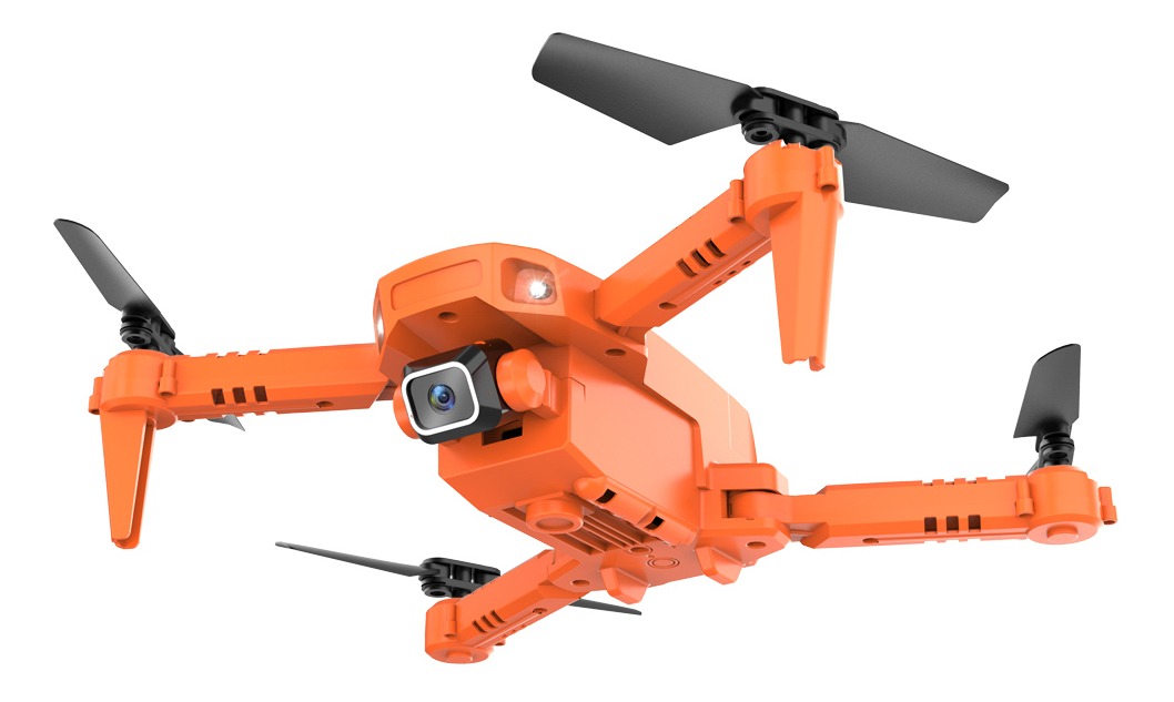 Drone E2 Pro Com Câmera Hd Wi-fi Fpv Laranja - Imagem 4