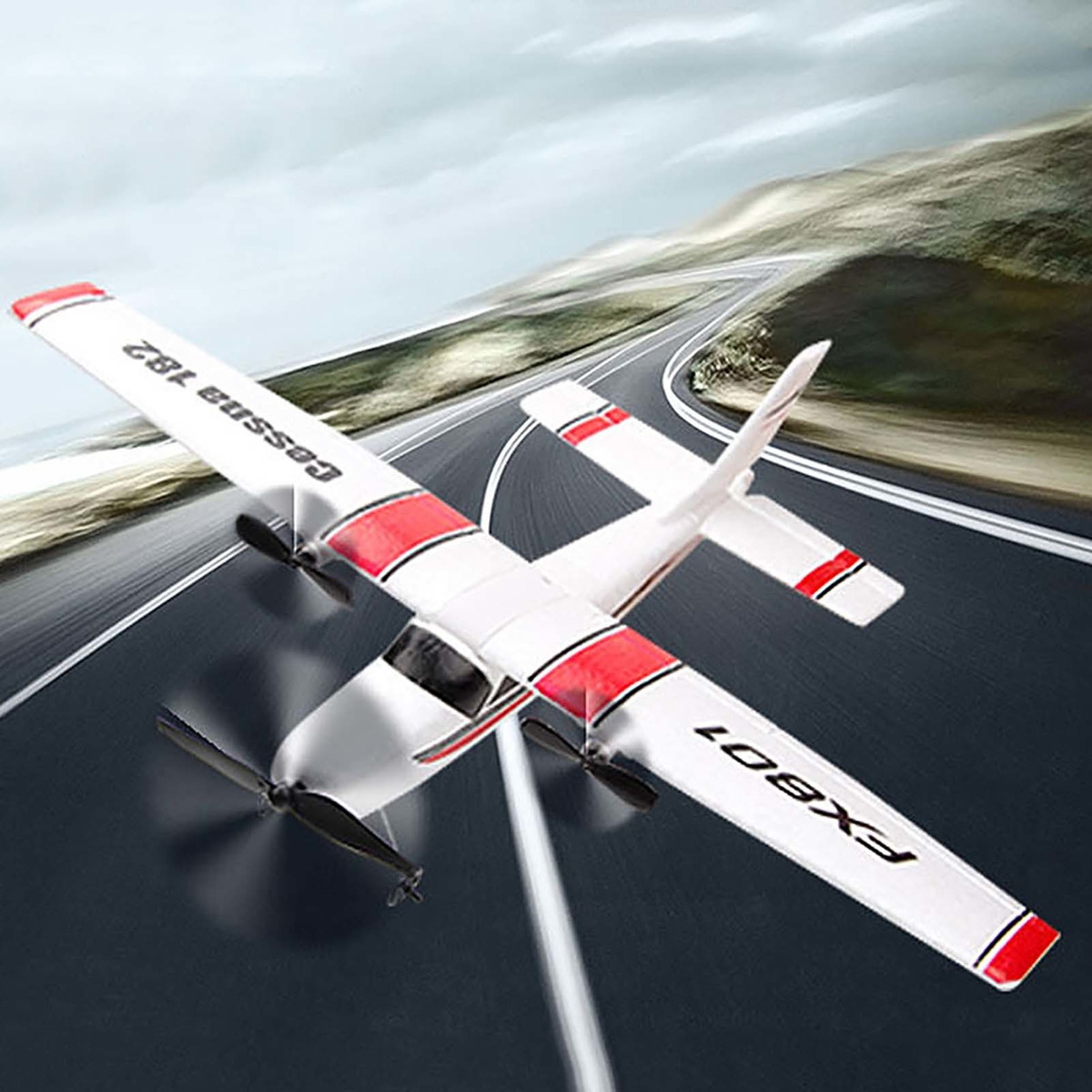 Avião 182 Aeronave De Avião Rc De 2,4 Ghz E 2 Canais - Imagem 10