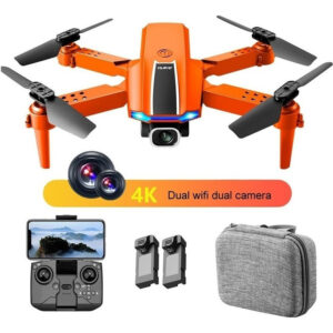 S89 Mini Drone Câmera Dupla 4k Hd Barato + 2 Baterias