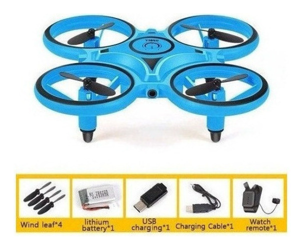 Drone Quadricóptero Acrobático Stunt Com Controle Por Gestos