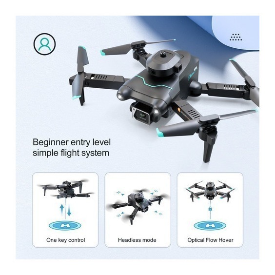 Drone De Câmera Profissional 4k Com Fluxo Óptico Altura Fixa - Imagem 9