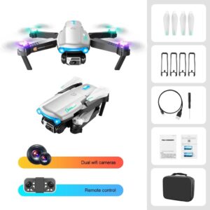 Drone Quadcopter 4k Hd Wifi Fpv 1080p Câmera Com Luzes Led