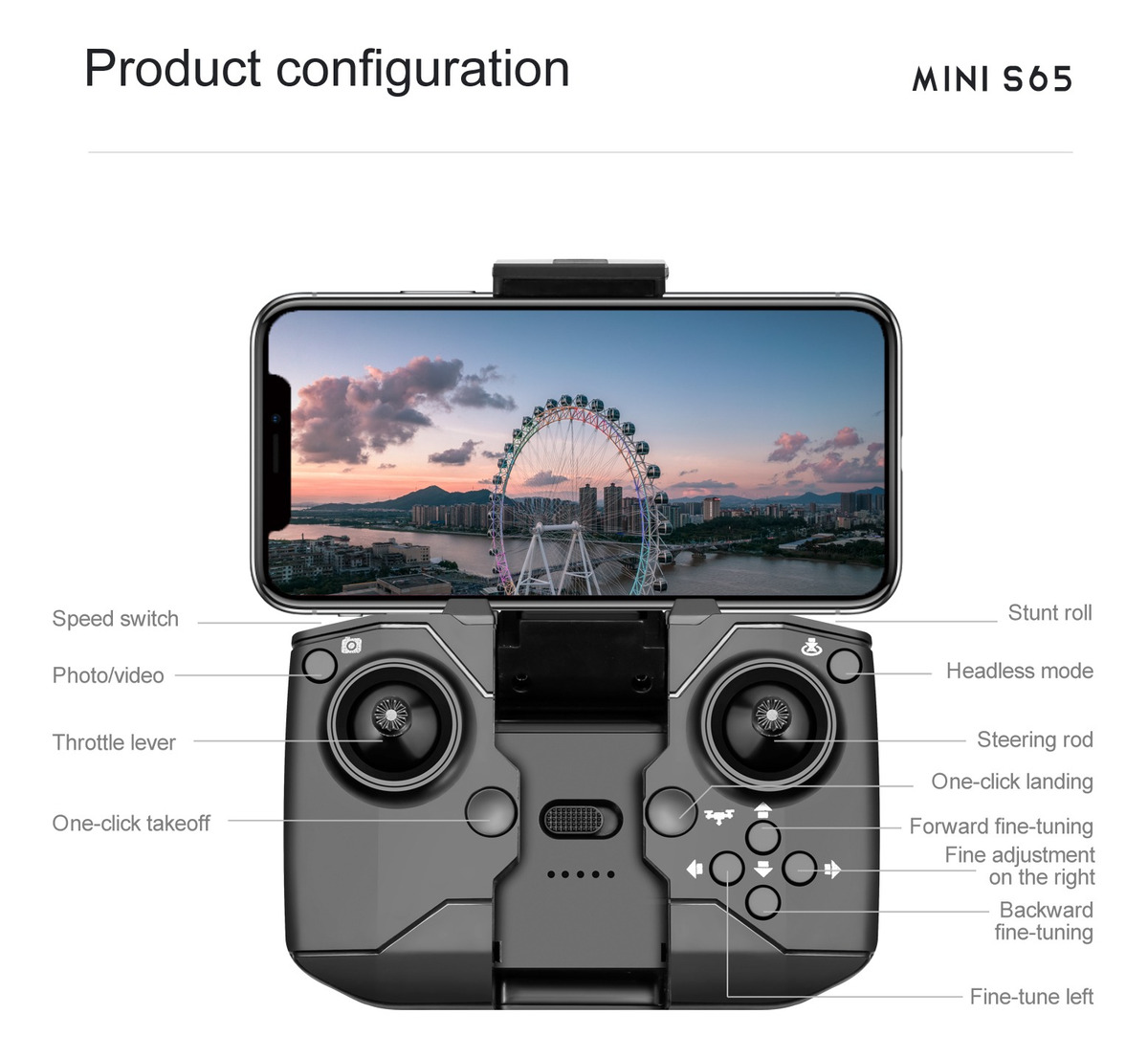 Principiante Mini Drone Profissional Barato Com Câmera Dupla - Imagem 4