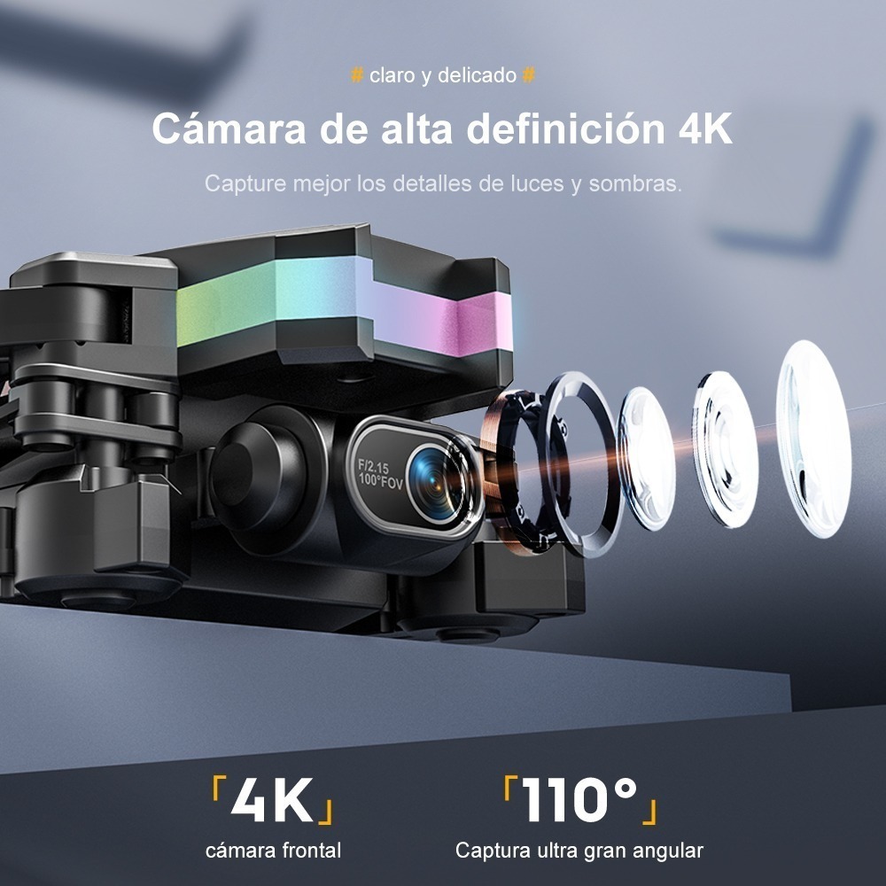 Principiante Mini Drone Profissional Barato Com Câmera Dupla - Imagem 16