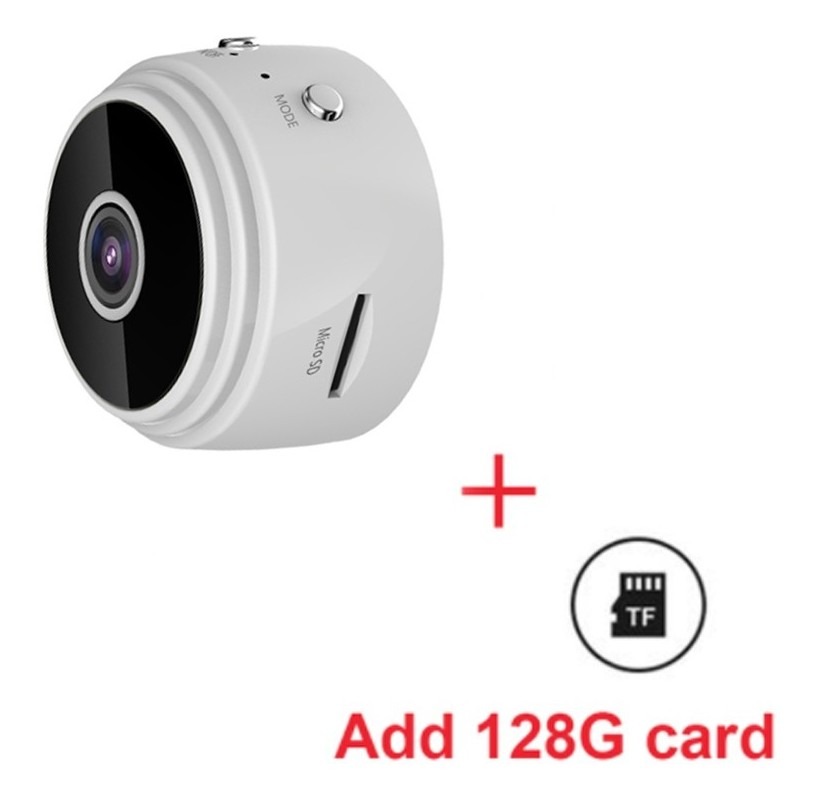 Mini Câmera Wifi Com Sem Fio 1080p Add 128gb Cartão - Imagem 11