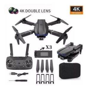 Dual Camera Mini Drone Professional 4k Com 3 Baterias