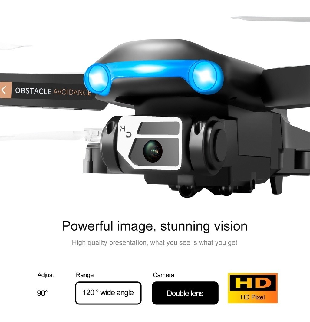 Drone Quadcopter 4k Hd Wifi Fpv 1080p Câmera Com Luzes Led - Imagem 6