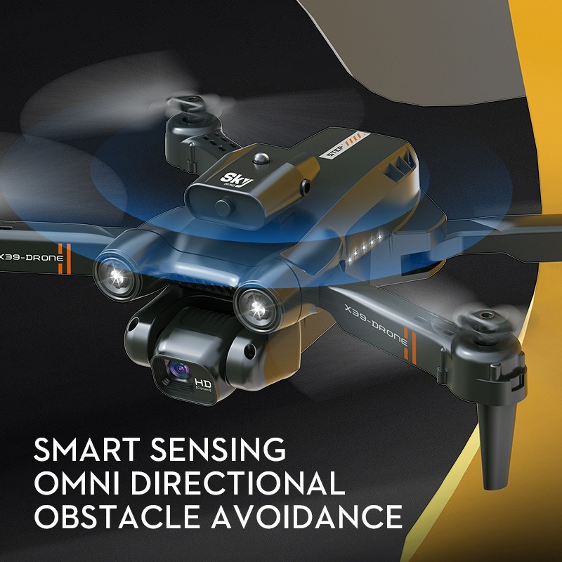 Mini Drone 4k Câmera Dupla X39 Professional 2 Baterias 2023 - Imagem 4