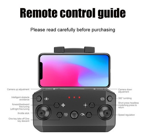 Xt9 Mini Drone Profissional Completo 4k Câmera Dupla Esc - Imagem 3