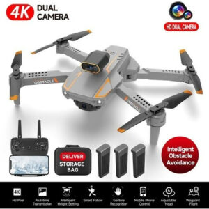 Câmera Dupla Drone 2.4ghz 4k De Longa Duração Com Bateria S9