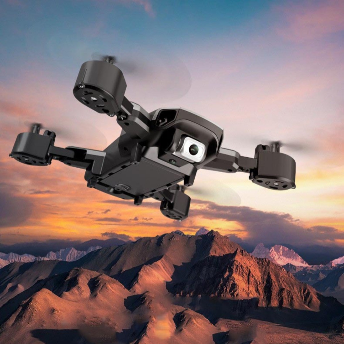 Câmera Dupla Profissional 1080p Mini Drone Barato - Imagem 4