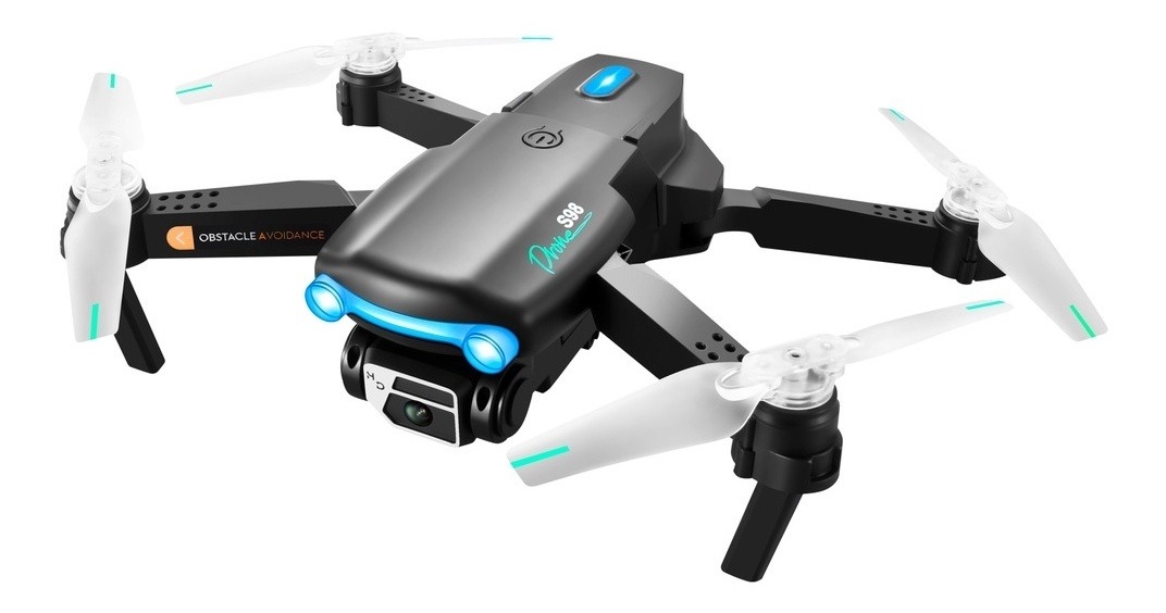 Drone Quadcopter 4k Hd Wifi Fpv 1080p Câmera Com Luzes Led - Imagem 9