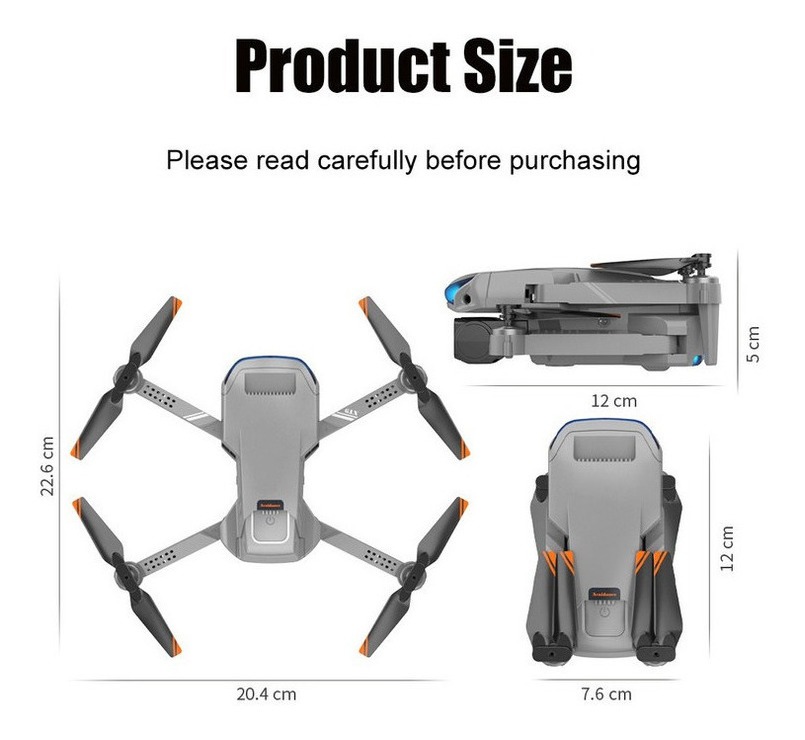 Xt9 Mini Drones Profissionais Controle Rem Câmera Dupla Esc - Imagem 15