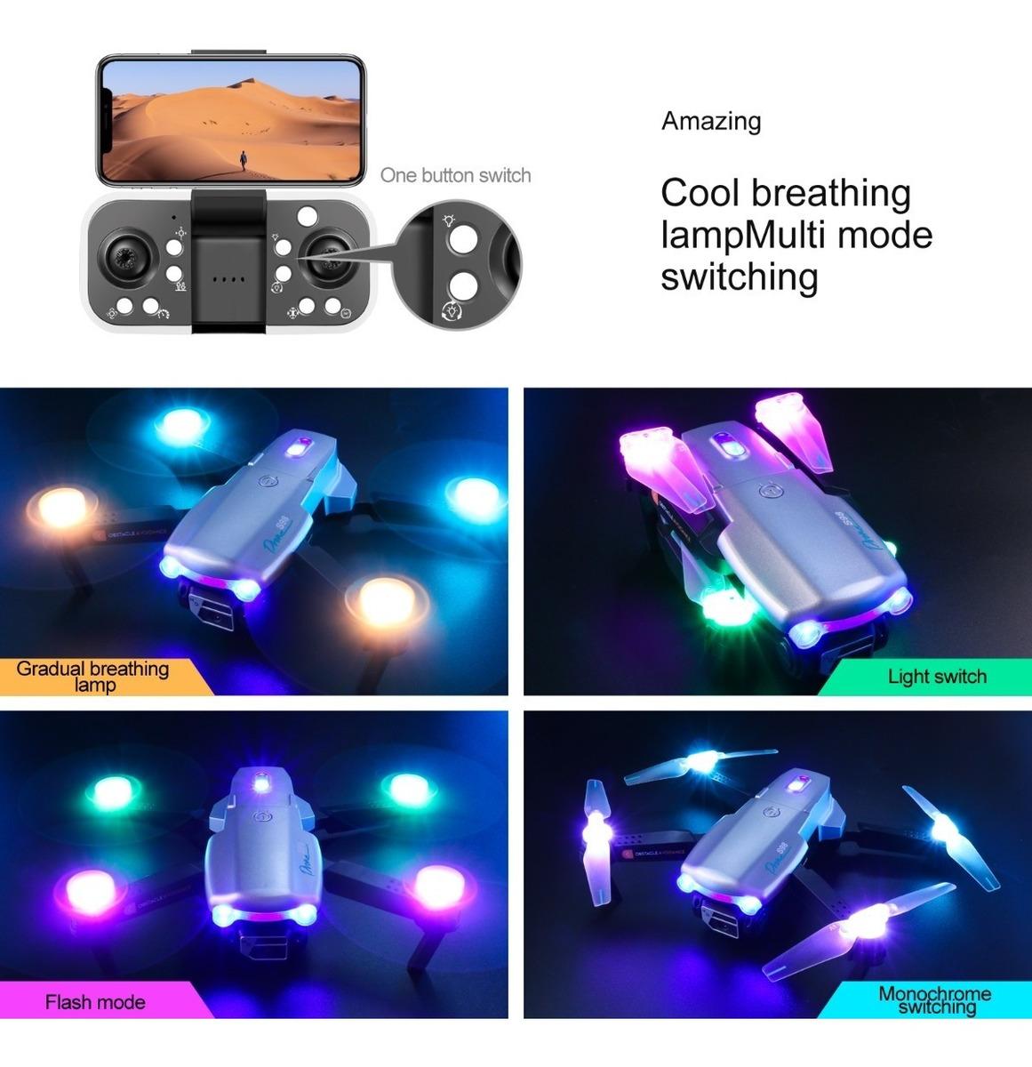 Mini Drone Profissional Para Iniciantes Baratas Com Câmera - Imagem 8
