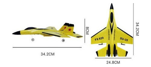 2.4g Avião De Controle Remoto Su35 Modelo De Avião Rc - Imagem 6