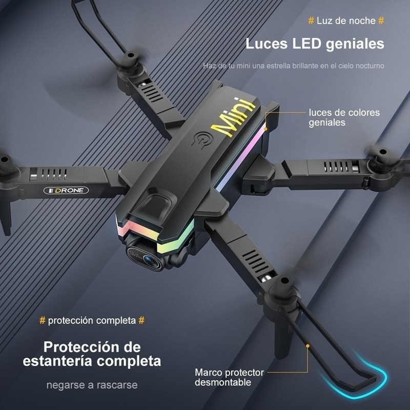 Mini Drones Baratos Com Antena Alta Definição E Câmera Dupla - Imagem 7