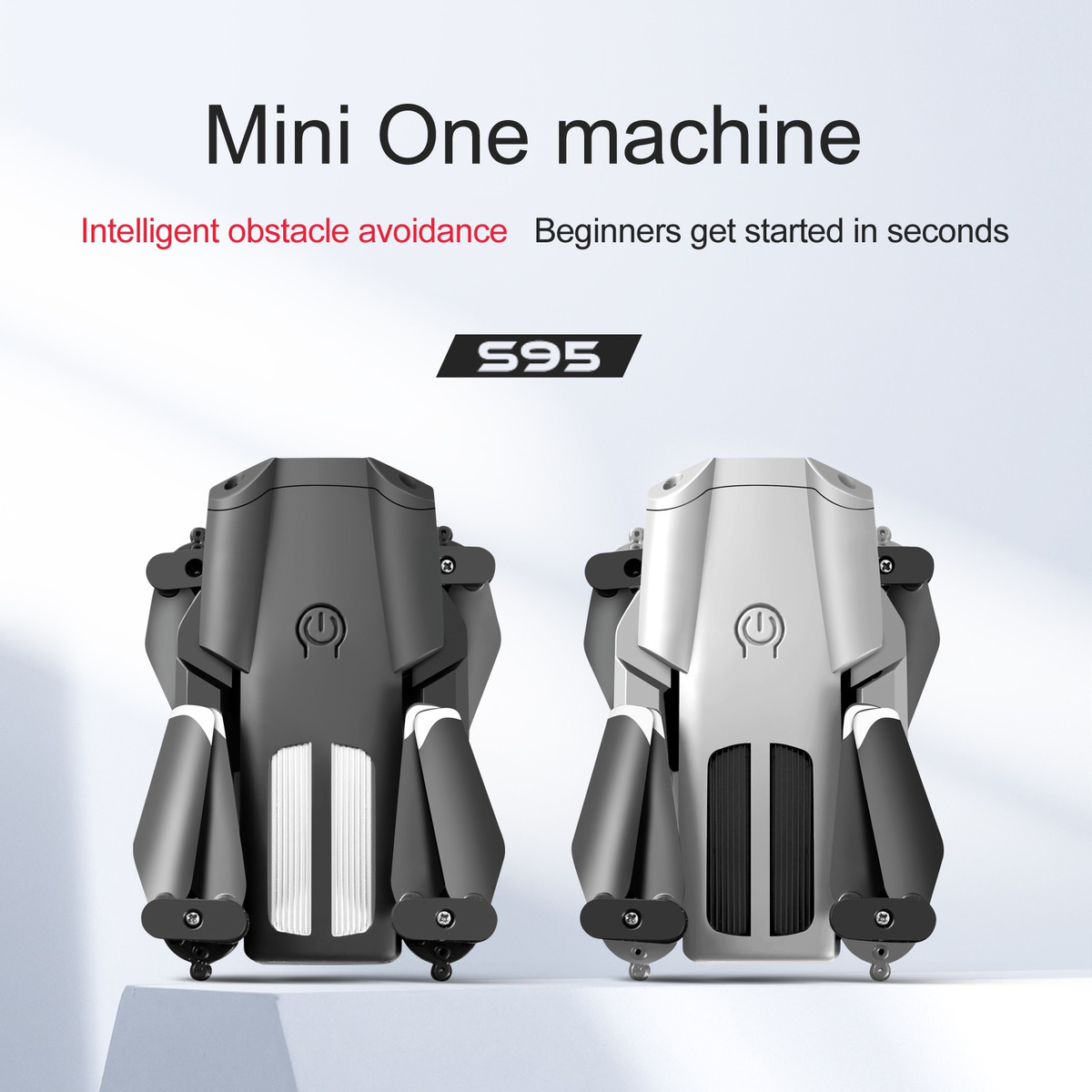 Mini Drone Dobrável De Quatro Eixos S95 - Imagem 4