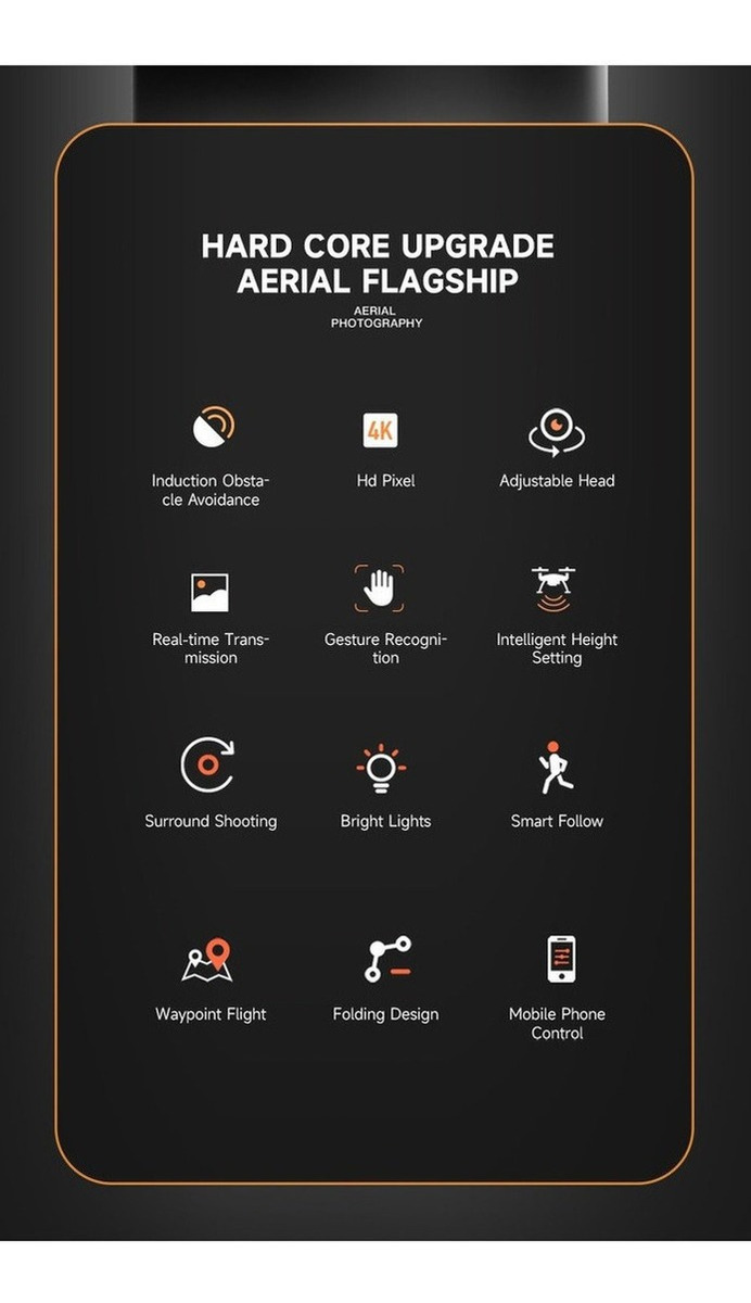 Lazhu S91 8k Professional Drone Obstáculo Evitar Câmera - Imagem 8