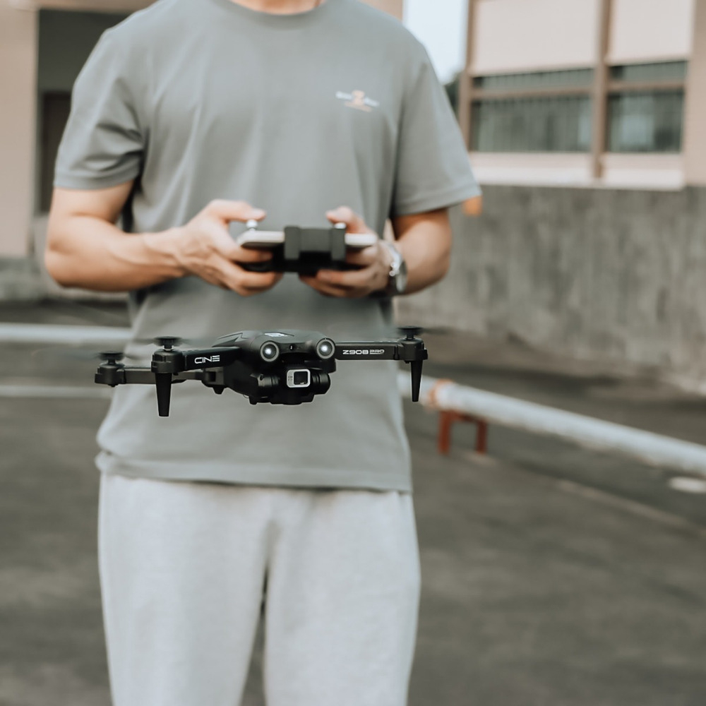Drone Mini De Câmera Hd Duplas E Obstáculo Evitar Quadcopter - Imagem 7