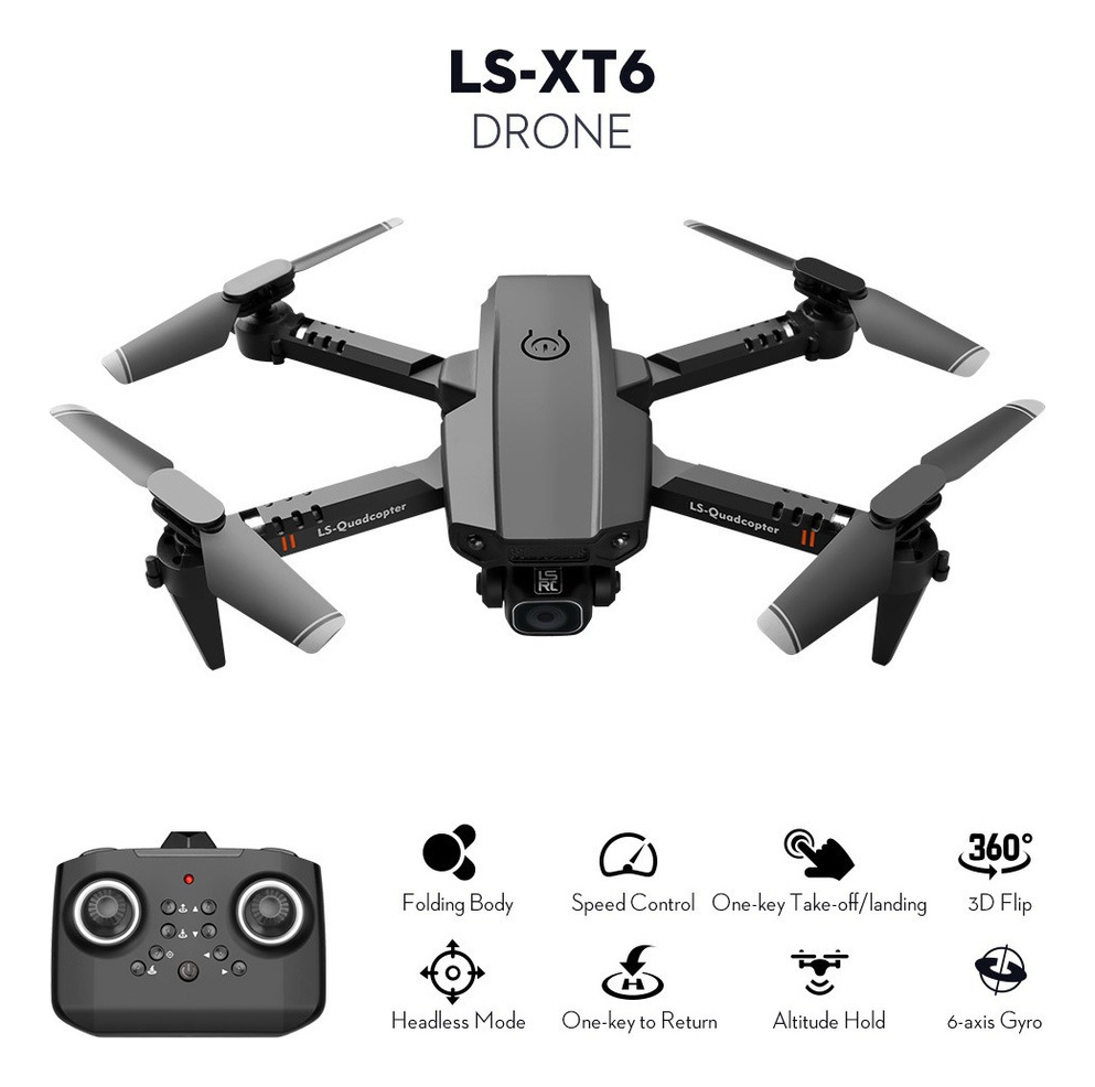 Mini Drone De Brinquedo Baixo Alcance Ls Xt6 De 6 Gyro 3d - Imagem 7