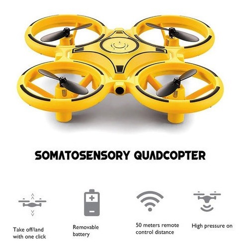 Drone Quadricóptero Acrobático Stunt Com Controle Por Gestos - Imagem 2