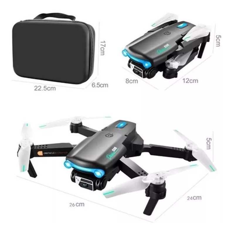 Drone Profissional Câmera 4k Evitação + 3 Baterias - Imagem 14