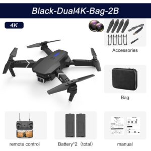 E88pro Rc Drone Com Câmera 1080p Hd