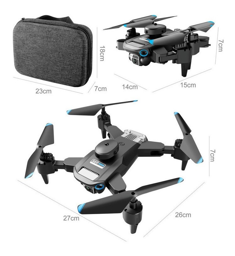 Mini Drone Barato Rc Com Radar Laser Hd Câmera Quadcopter - Imagem 8