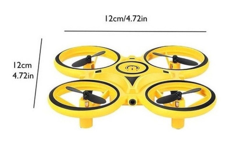 Drone Quadricóptero Acrobático Stunt Com Controle Por Gestos - Imagem 6