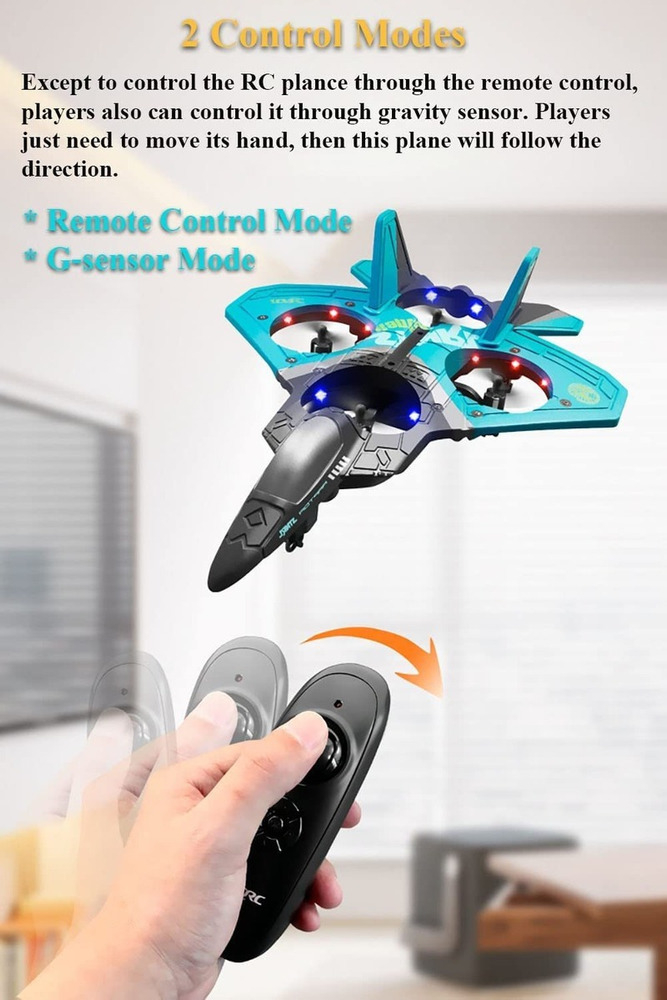 Aeronave Rc Avião Brinquedo Rc Glider Stunt Drone - Imagem 4