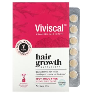 Viviscal, Suplemento de Crescimento Capilar, 60 Comprimidos