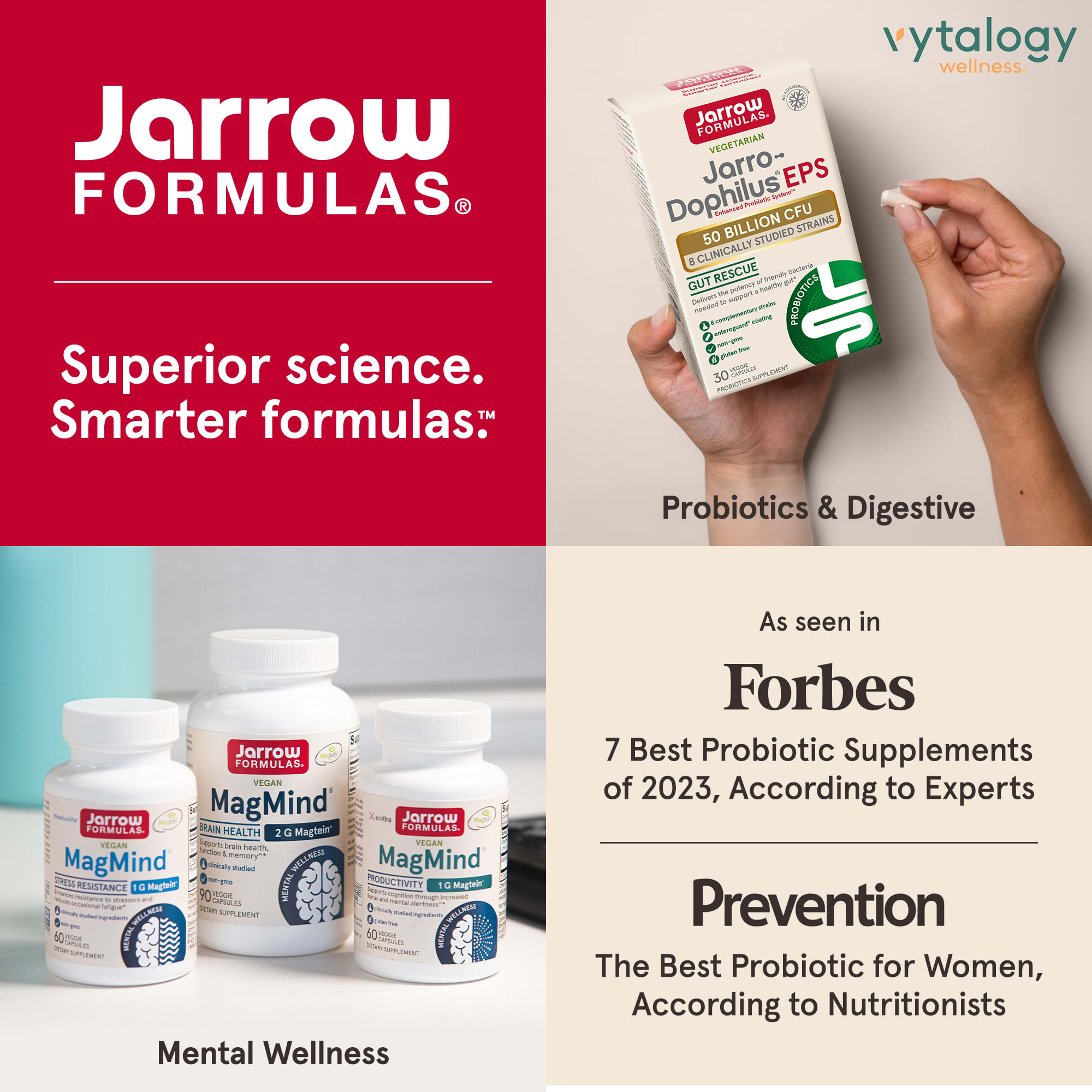 Jarrow Formulas, Jarro-Dophilus® EPS, 120 Cápsulas Vegetais (5 Bilhões por Cápsula) - Imagem 6