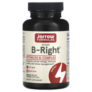 Jarrow Formulas, B-Right, 100 Cápsulas Vegetais