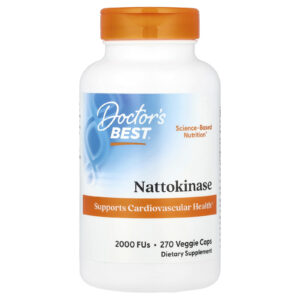 Doctor's Best, Best Nattokinase, 2.000 FU, 270 Cápsulas Vegetais