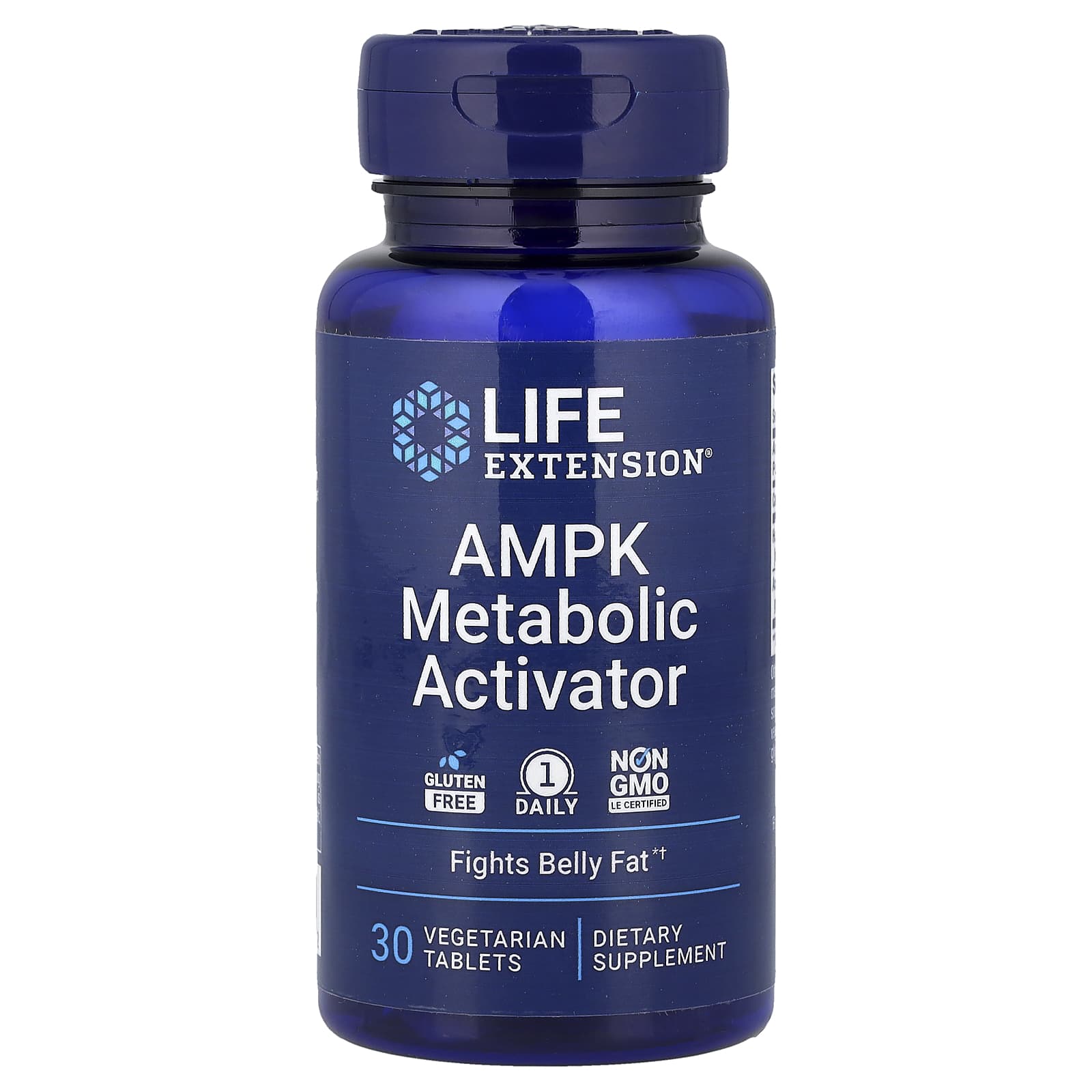 Life Extension, Ativador Metabólico de AMPK, 30 Comprimidos Vegetarianos