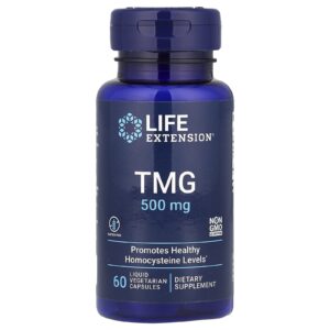 Life Extension, TMG, 500 mg, 60 Cápsulas Vegetarianas Líquidas