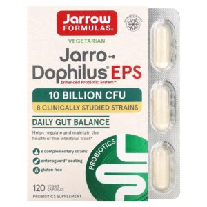 Jarrow Formulas, Jarro-Dophilus® EPS, 120 Cápsulas Vegetais (5 Bilhões por Cápsula)