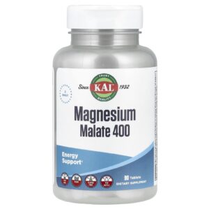 KAL, Malato de Magnésio 400, 90 Comprimidos (200 mg por Comprimido)