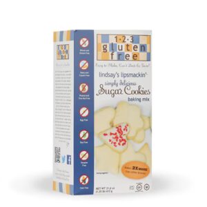123 Mistura para biscoitos sem glúten e sem açúcar - 21,6 oz