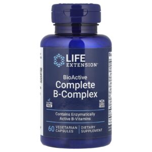 Life Extension, Complexo B Completo, BioAtivo, 60 Cápsulas Vegetarianas