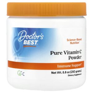 Doctor's Best, Vitamina C Pura em Pó com Q®-C, 250 g (8,8 oz)