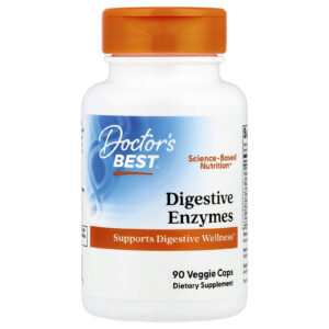 Doctor's Best, Enzimas Digestivas, 90 Cápsulas Vegetais