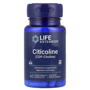 Life Extension, Citicolina (CDP-Colina), 60 Cápsulas Vegetarianas (250 mg por Cápsula)