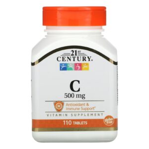 21st Century, C, 500 mg, 110 Comprimidos