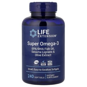 Life Extension, Super Ômega-3, 240 Cápsulas Softgel