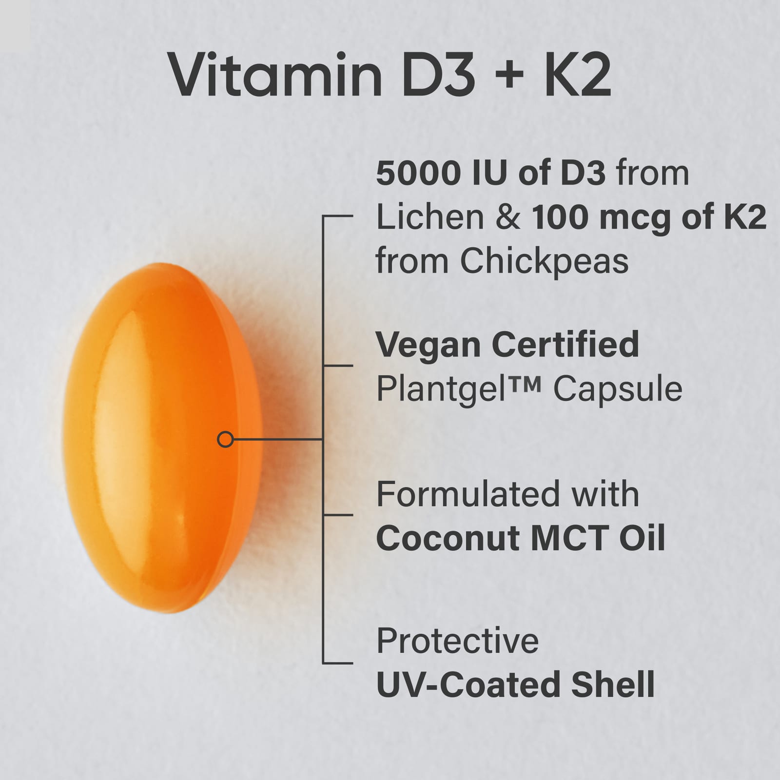 Sports Research, D3 + K2, À Base de Plantas, 120 Cápsulas Softgel Vegetais - Imagem 5