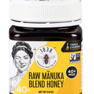 Mistura de mel cru de Manuka certificado 1839 MGO 40+ -- 8,8 oz
