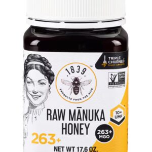 Mel de Manuka cru certificado 1839 UMF 10+ MGO 263+ -- 16 oz